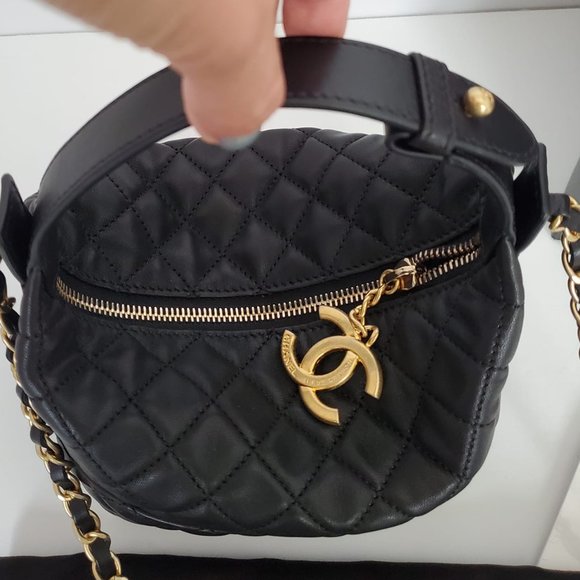 NWT New Authentic Chanel Black Quilted Lambskin - Picture 10 of 14